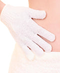 Exfoliating Bath Gloves Pack Of 4 For Smooth Soft Skin And Gentle Daily Scrub That Boosts Circulation And Improves Texture Removes Dead Skin