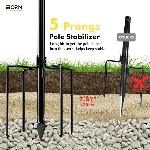 3In1 Bird Feeder Pole Mount Kit With 63 Inch Adjustable Height For Outdoor Birdhouses And Smart Feeders Heavy Duty Bracket Set With Top And Side Mounts