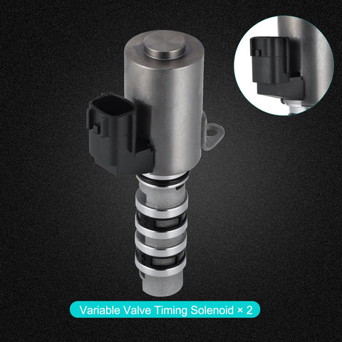 2 Pack VVT Variable Valve Timing Solenoid For 3.5L V6 Engines, Oil Control Valve Replacement Set Direct Fit For Infiniti JX35 Nissan