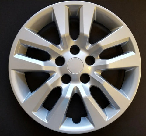 Nissan Altima 16 Inch Wheel Covers Hubcaps Replacement Kit Fits 2013 To 2018 10 Spoke Silver Plastic Direct Fit