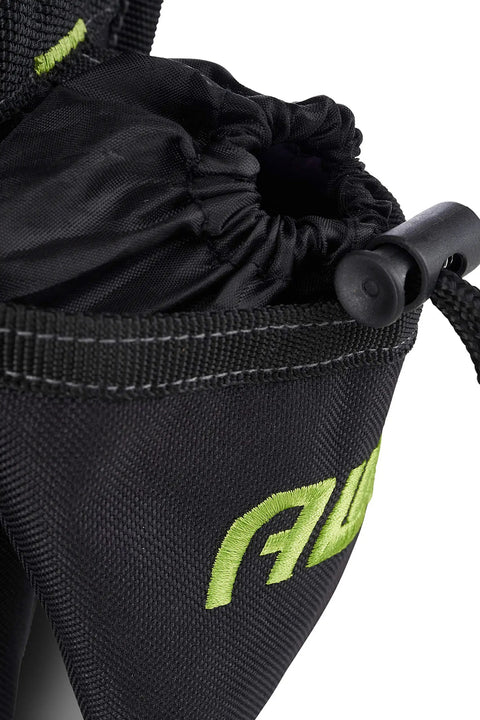 Close-up of Electrician Tool Pouch with Belt Clip and Multi Pocket Utility Bag showing drawstring opening detail