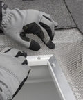Installing High Flow Inside Miter Kit Gutter Guard 3 Pack For 5 Inch Gutters Stainless Steel 8 Mesh Micro Mesh Design Pre Cut
