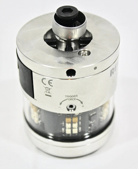 OMP60 Machine Tool Probe Kit With Warranty New In Box For Haas And Mazak, close-up of 3D touch trigger probe top view.