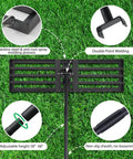 Lawn Leveling Rake 34x9.4 Inch Stainless Steel Leveler with 68 Inch Reach, features include anti-rust, double welding, and adjustable handle.