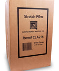 Industrial Strength 18 Inch Stretch Film Wrap Roll Set For Moving And Packing, Box of 4 in cardboard packaging