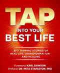 Straight Talking Eft Tapping Stories To Nix Extra Body Fat Ease Lyme Joint Aches Mellow Pcos Drama Reboot Stress Patterns Align With Soulmate Vibes And Step Into Full Purpose Paperback Edition cover featuring bold gold and red design.