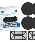 Box of Vacuum Filter Kit For Rewind Pet Vacuum By Bissell with 2 pre motor fiber, 2 pre motor foam, and 2 post motor filters