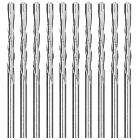 1/8 Inch Drywall Pilot Point Cut Out Bit Set, 10 Pack For Fast, Clean And Precise Drywall Openings arranged in a row