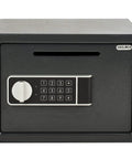 Drop Slot Depository Safe With Front Slot And Electronic Keypad Lock 0.58 Cu Ft Home And Hotel Cash Safe Box