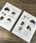 Ep Va Rotary Diesel Fuel Injection Pump Service Manual For DIY Maintenance And Repair Durable Factory OEM Authored Guide Parts And Operators Manual Style Reprint open spiral-bound pages on wood table
