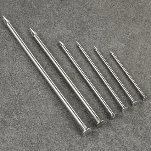 4 Inch 304 Stainless Steel Nails Pack Of 19 For Hanging Nails And Wall Dowels And Long Nails Rust Resistant Indoor Outdoor Use