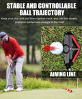 Man using 35 Inch Right Handed Golf Chipper With 32 Degree Loft for controlled bump-and-run shot on the green