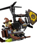 Batman Movie Scarecrow Fearful Face Off 70913 Building Kit Scarecrow gyro-copter with Halloween detail and rotor blades