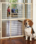 Expandable Wire Mesh Dog Gate For Doors And Hallways Pressure Mounted No Tools Needed 29.5 To 40 Inch Wide And 37 Inch Tall