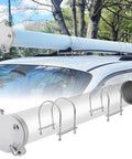 6 Inch PVC Conduit Carrier Kit With Heavy Duty Locking mounted on vehicle roof
