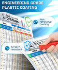 Heavy Duty Magnetic Drill Guide Poster Featuring Inch Tap And Clearance Sizes With Hassle Free Decimal Swaps Quick Reference Sheet in engineering grade plastic coating.