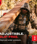Built Tough Safety Glasses With Anti Fog Wrap Around Lenses And Scratch Beater Coating Plus Grip Lock Temples And Genuine Uv Blocking For Your Daily Grind In Black Green Tinted 10 Pack worn by a worker carrying heavy lumber.