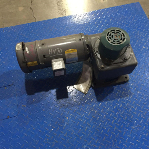Brake motor 1.50 HP 1800 RPM 208-230/460V three-phase TEFC 145TC frame C-face drive end footless mount single unit VBM3554T