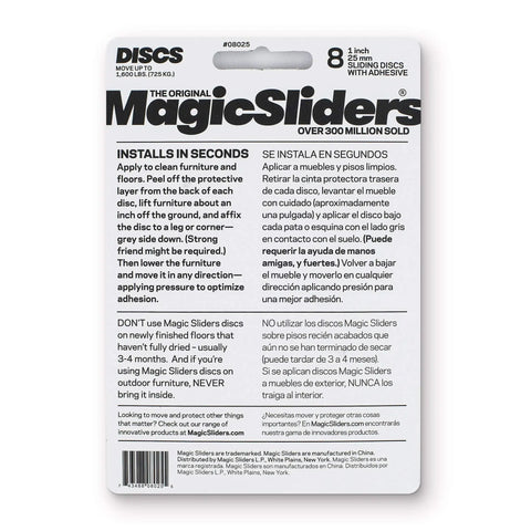 Slide Heavy Items Without Breaking A Sweat Using These Reusable Furniture Sliders Heavy Duty Self Adhesive Floor Protectors Non Slip Movement Pads For Couches Tables And Wood Floors packaging with instructions and details.