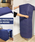 7-Pack Heavy Duty Padded Moving Blankets 72 By 40 Inches Non-Woven Packing Blankets used to cover furniture for scratch protection.