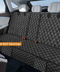 Dog Car Seat Cover For Mazda Back Seat Fits CX50 CX5 CX30 SUVs Waterproof Non Slip Pet Bench Protector with seat belt openings.