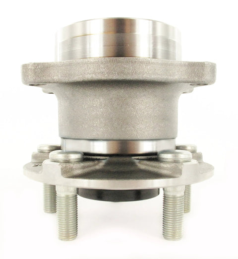Front view of Rear Wheel Hub Bearing Assembly Aftermarket Replacement For Scion 2013 To 2016 Subaru 2008 To 2020 And Toyota 2017 To 2023
