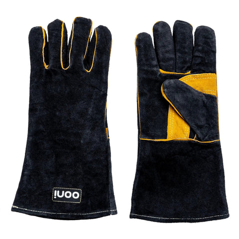 Heavy Duty Heat Resistant Grill Gloves For Outdoor Cooking With Dope Wrist Protection To Stop Burns Ideal For Grilling Barbecues Fireplaces Pizza Ovens And Charcoal Grills, black with padded wrist protection