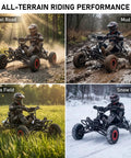 Electric Go Kart For Adults And Kids With 48V 2000W Motor Delivers 12 To 31 MPH Gnarly Off Road Thrills On 6 Inch All Terrain Tires
