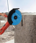 Heavy Duty 14 Inch Circular Concrete Saw With 3000 Watt Electric Motor and Tough As Nails Build cutting through masonry.