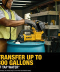 Top Shelf 20V Max Transfer Pump Kit delivers smooth HVAC and refrigerant flow at 10 gallons per minute with precise glycol mix ratio.