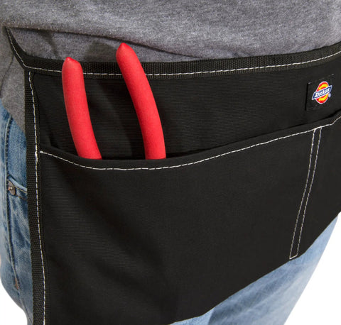 Heavy Duty Canvas Work Waist Apron With Two Large Pockets Featuring 9 Inch Wide By 5 Inch Deep Pockets And Reinforced Stitching