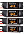 Image of 4-pack 2-4S 40A Brushless ESC With 5V 3A BEC For F450 S500 ZD550 RC Helicopter Quad Copter showcasing compact design