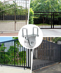 Collage of sliding gates with 2 Pack 4 Inch V Groove Gate Wheel Kit For Inverted V Track Sliders Heavy Duty Solid Steel Wheels