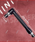44 In 1 Bike Tool Kit Mini Multitool part showing 1/4 inch attachment on red background