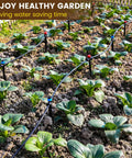 110 Ft Quick-Connect Drip Irrigation Kit For Lawn, Garden And Greenhouse - DIY Automatic Watering System with 1/4 Inch Tubing installed