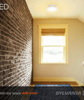 Room with Ultra LED Ceiling Light Bulb 1200 Lumens 15W LED Equivalent 100W Soft White 2700K Non Dimmable