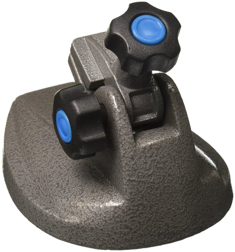 Micrometer Stand With Adjustable Clamp For Five Eighths Inch Capacity, Non Marring Protection, Stable Cast Iron Base