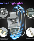 Direct Fit Refrigerator Temperature Control Thermostat Replacement 5304513033 product highlights with easy installation details