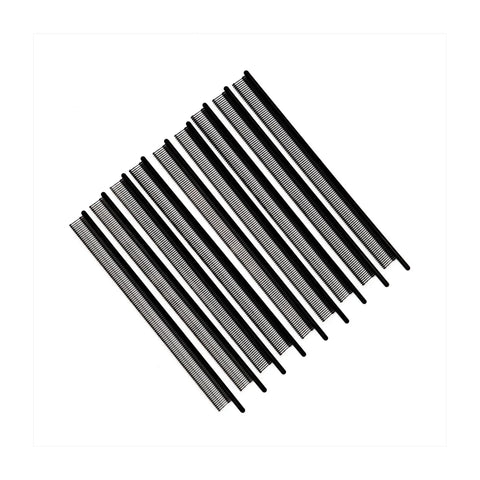 Black 4.4mm Fastener Refills For Micro Stitch And Micro Tach Tools, 1200 Count, Easy Load For Upholstery And Fabric Projects, Fits Leather And Craft Work, Model 11173, Heavy Duty Quick Load Refills Pack, black fastener strips