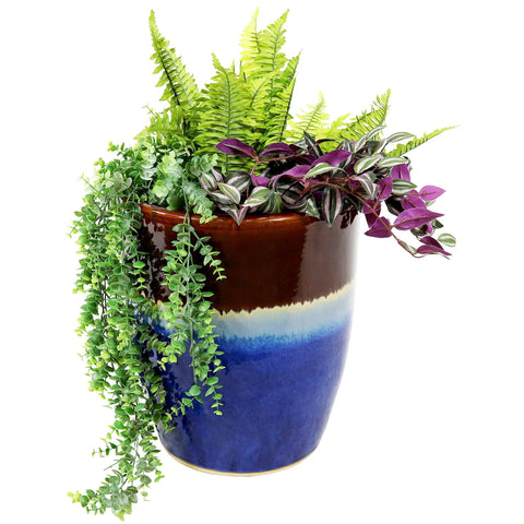 14 inch ceramic flower pot Captivating Vista 14 Inch Ceramic Planter