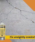 Concrete Crack Filler Gray 3 Lb Polymer Based Sealant For Filling Cracks In Driveways Walkways And Patios DIY Friendly Easy Pour Water Activated For Quick Repair No Mess And A Smooth Finish That Keeps Surfaces Looking Clean