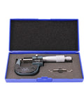 One Inch Outside Micrometer With Carbide Tips And Digit Counter Precision 0.0001 Inch Range From Zero To One Inch in case