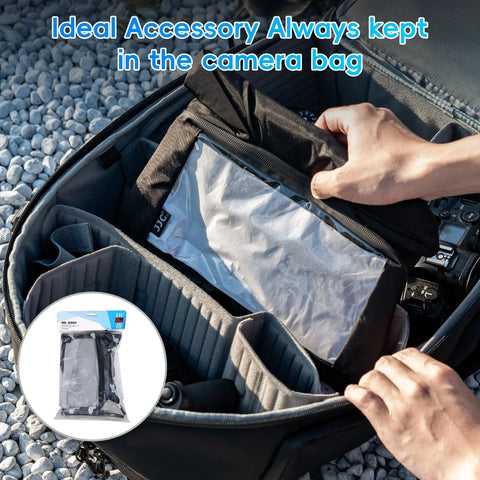 All Weather Pro Camera Rain Cover For DSLR And Mirrorless Cameras fits in camera bag with lens protection waterproof shield