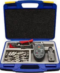 All In One Universal Coax Compression Kit with Fifty 302-00CS BNC Connectors GWC Wire Cutter GET CS00 Tool Cable Tester Case