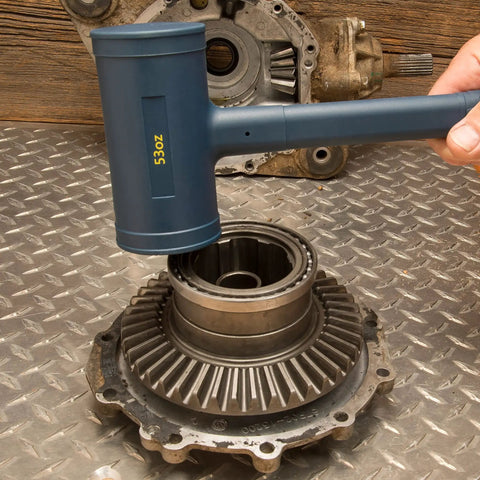 26 Oz Dead Blow Hammer With No Mar Polyurethane Cushion Grip And Steel Core Mallet used on auto part