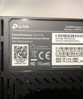 Label of Dual Band AX3000 WiFi 6 Router Archer AX55 with technical specifications and QR code.