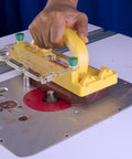 Heavy Duty Chip Deflector Connector Link For Grrripper Pushblocks used with router table, preventing wood chips and dust.