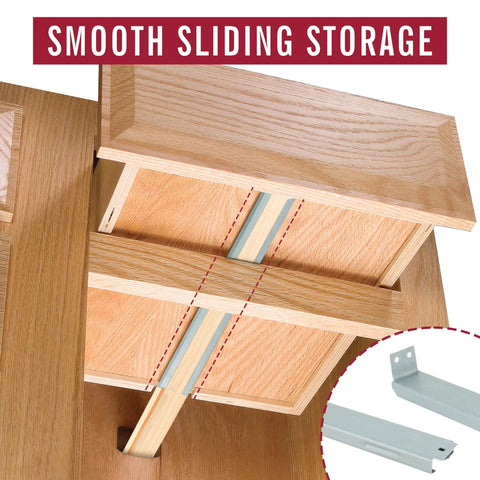 Knock Out Those Draggy Drawers Fast With These Rock Solid Heavy Duty 14 Inch Metal Drawer Slides featuring smooth metal center tracks