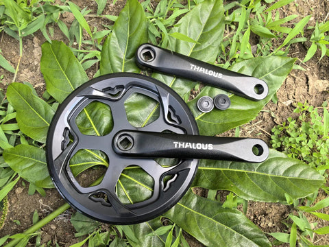 Universal Square Crankset For Mountain Bikes, 6 7 8 Speed, 48T 52T Chainrings, 170mm Crank Arm, Beefed-Up Forged Aluminum 6061 T6