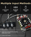 Dual Channel Power Amplifier Board With 220W Per Channel, Front Panel, Treble And Bass Control, 12V to 36V DIY Audio Module
